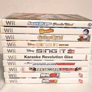 Nintendo Wii video game lot